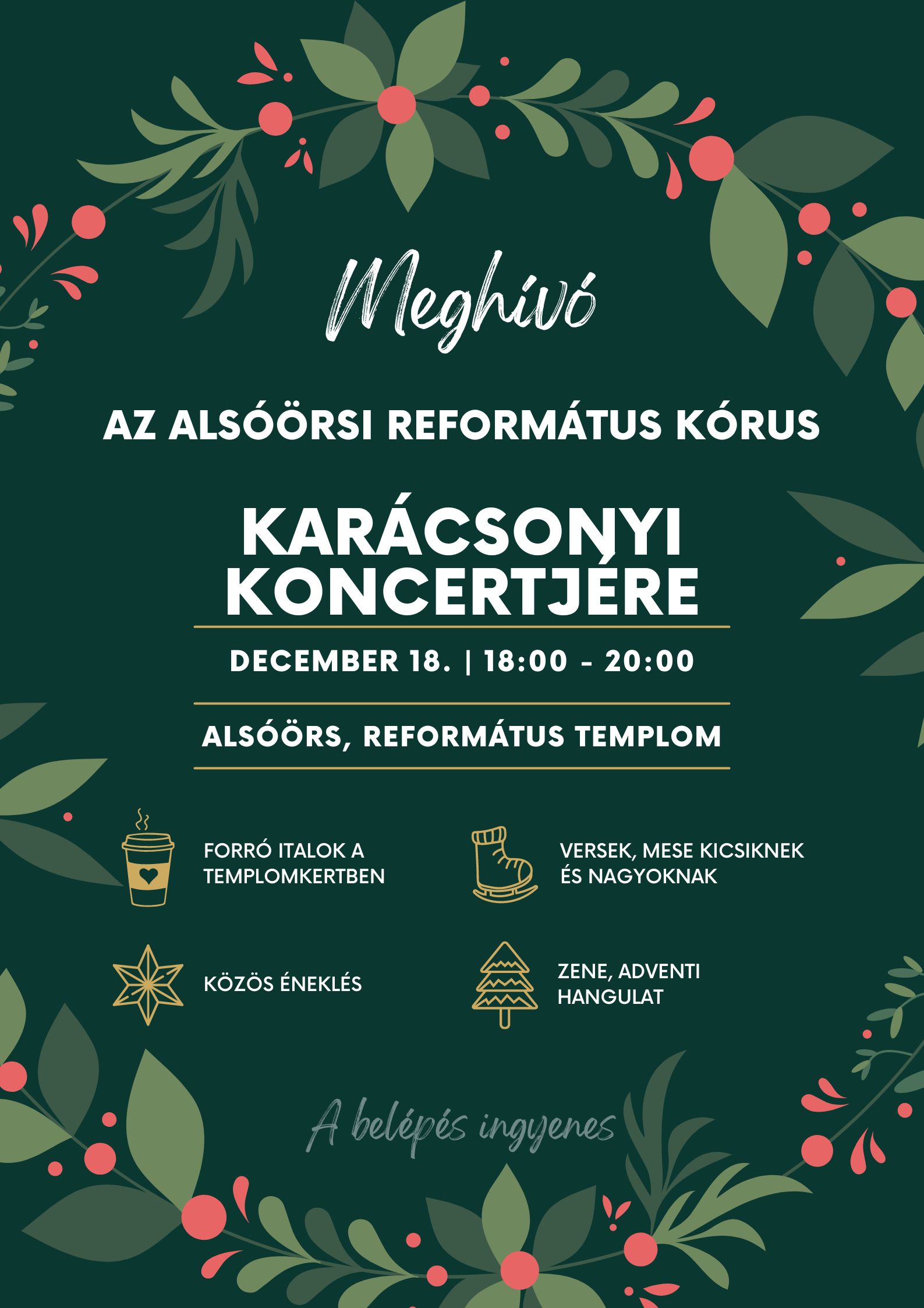 Read more about the article Karácsonyi koncert, irodalmi est Alsóörsön