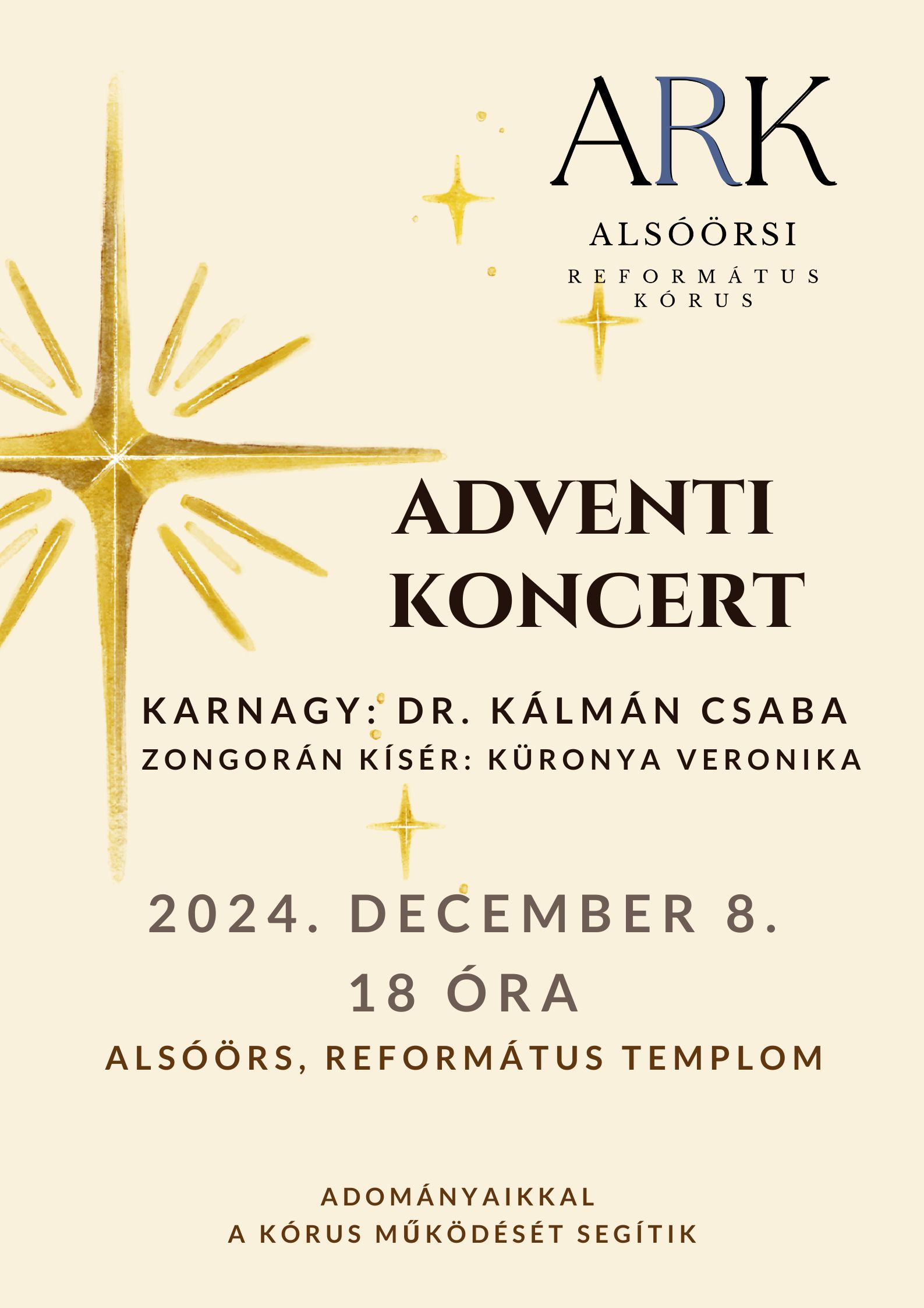 Read more about the article „A sötétség szűnni kezd már” – Karácsonyi koncertet ad az Alsóörsi Református Kórus